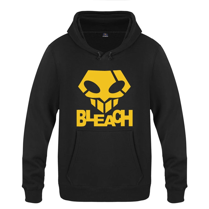 

Bleach Anime Hip Hop Hoodies Men 2018 Men's Pullover Fleece Hooded Sweatshirts