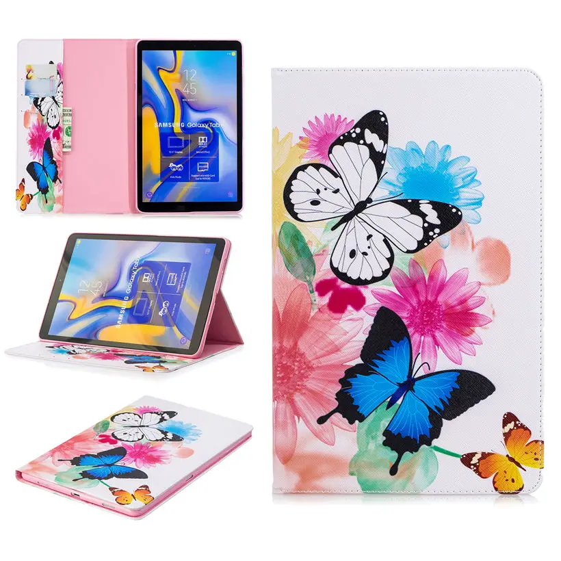 Чехол для Samsung Galaxy Tab A A2 2018 10 5 дюйма T590 T595 T597 чехол планшета Модный подставка с