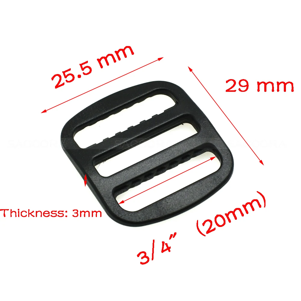 Пластиковая двойная регулируемая пряжка для рюкзака ремни багажа спортивная