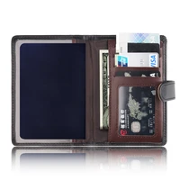 vintage passport holders pu leather passport covers credit card holder coin purse travel document passport case cover