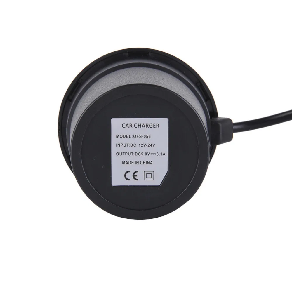 Multi-function 3.1A 2 USB new Splitter Car Cigarette Lighter Cup Display Voltage For GPS DVR Charge DC12-24V | Автомобили и