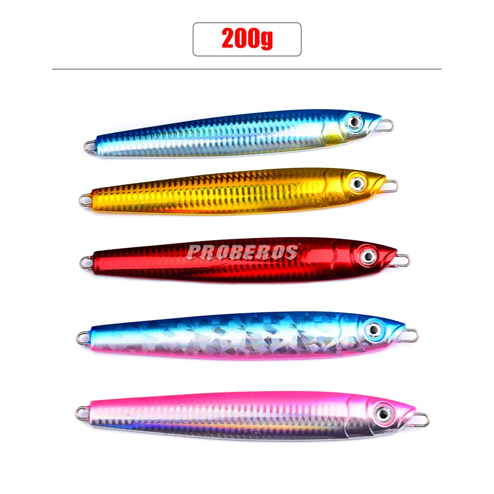 HONGTAO 2018 Рыболовная приманка Жесткие блесны 175 мм / 200 г Искусственная наживка Металлическая рыба-грузило Джиг Вобблер Новые поступления.