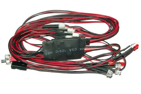 Airwolf 600 wolf LED освещение для airwolf bell 222 fuselage Запчасти вертолета|helicopter parts|lighting partswolf |