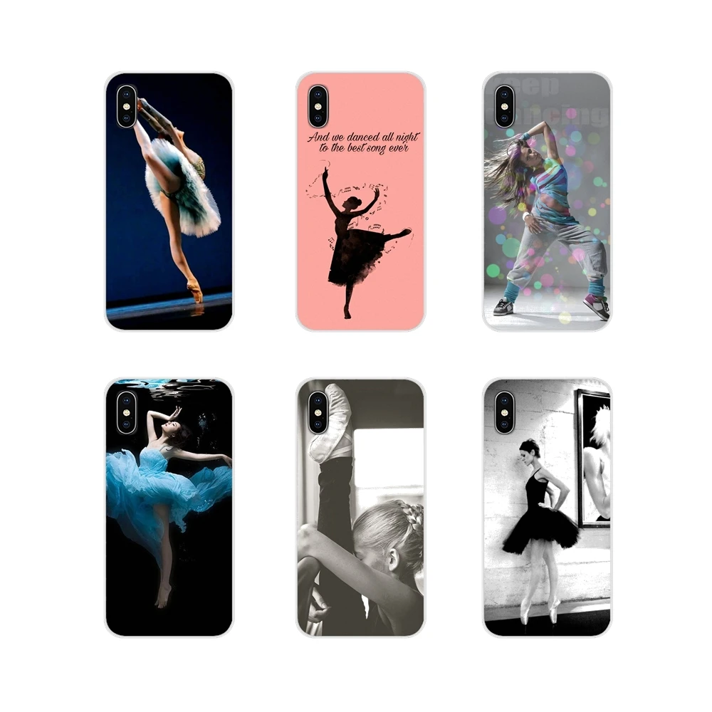 Силиконовый чехол для Apple iPhone X XR XS MAX 4 4S 5 5S 5C SE 6 6S 7 8 Plus ipod touch Love Ballet Dance Forever Art