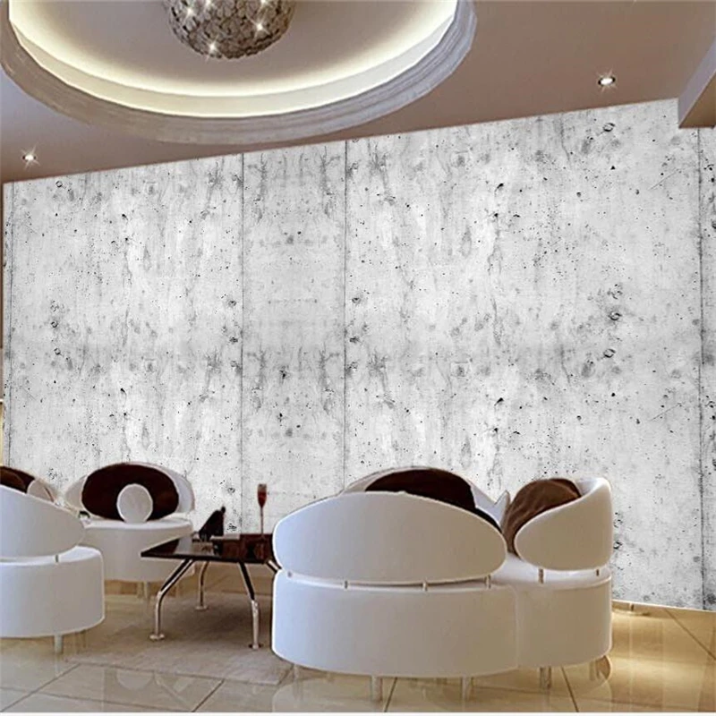 

Beibehang Custom wallpaper 3D photo murals nostalgia simulation industrial wind cement wallpaper TV background wall paper mural