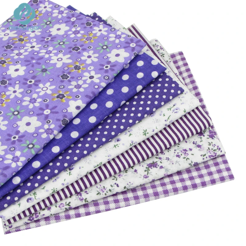 7 шт. 100% хлопковая ткань для квилтинга 50 х50 см|cotton twill fabric|cotton problemscotton stripe fabric |