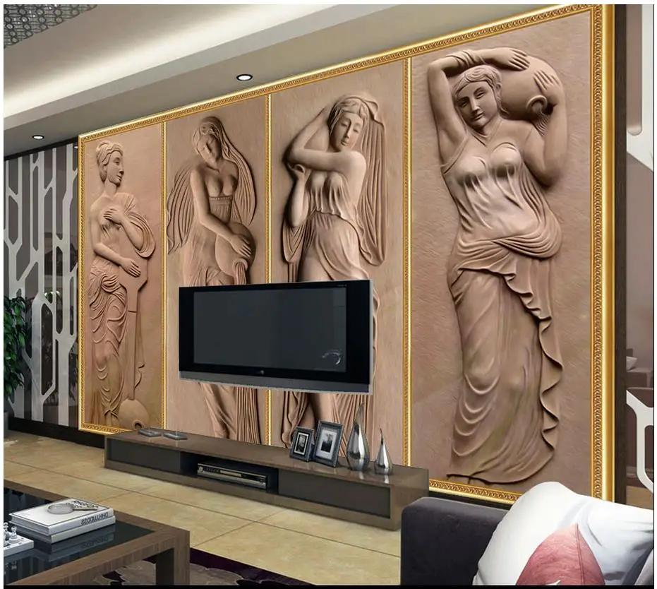 

3d photo wallpaper custom 3d wall murals wallpaper relievo fresco characters background wall paper 3d wallpaper for living room