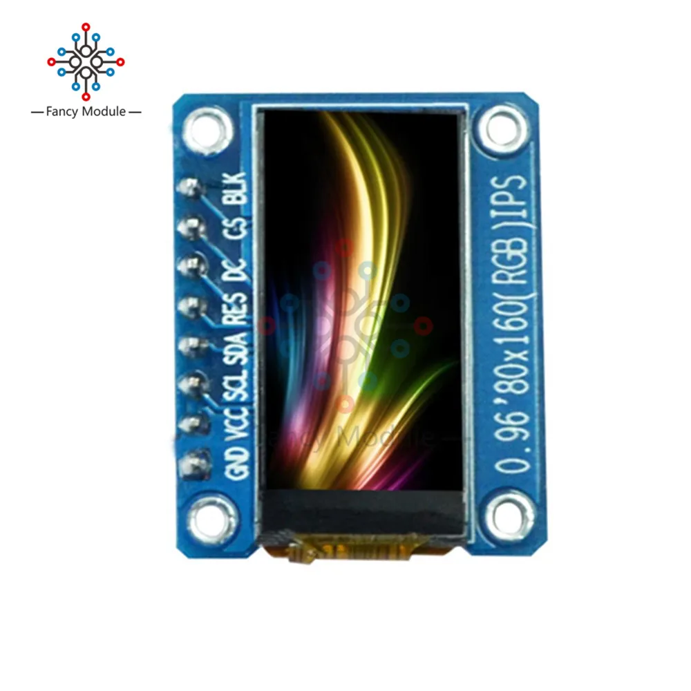 Полноцветный ЖК дисплей IPS 0 96 дюйма 80X160 SPI HD 65K модуль ST7735 Привод IC 80*160 3 В интерфейс
