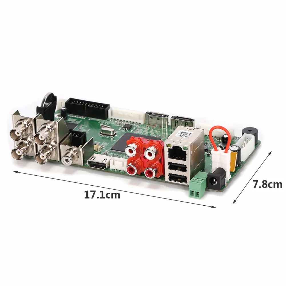 AZISHN CCTV H.264 AHD DVR 4CH1080N Гибридный AHD/CVI/TVI/CVBS 960 H D1 CIF 8CH 1080 P NVR обнаружение движения HDMI 5 в