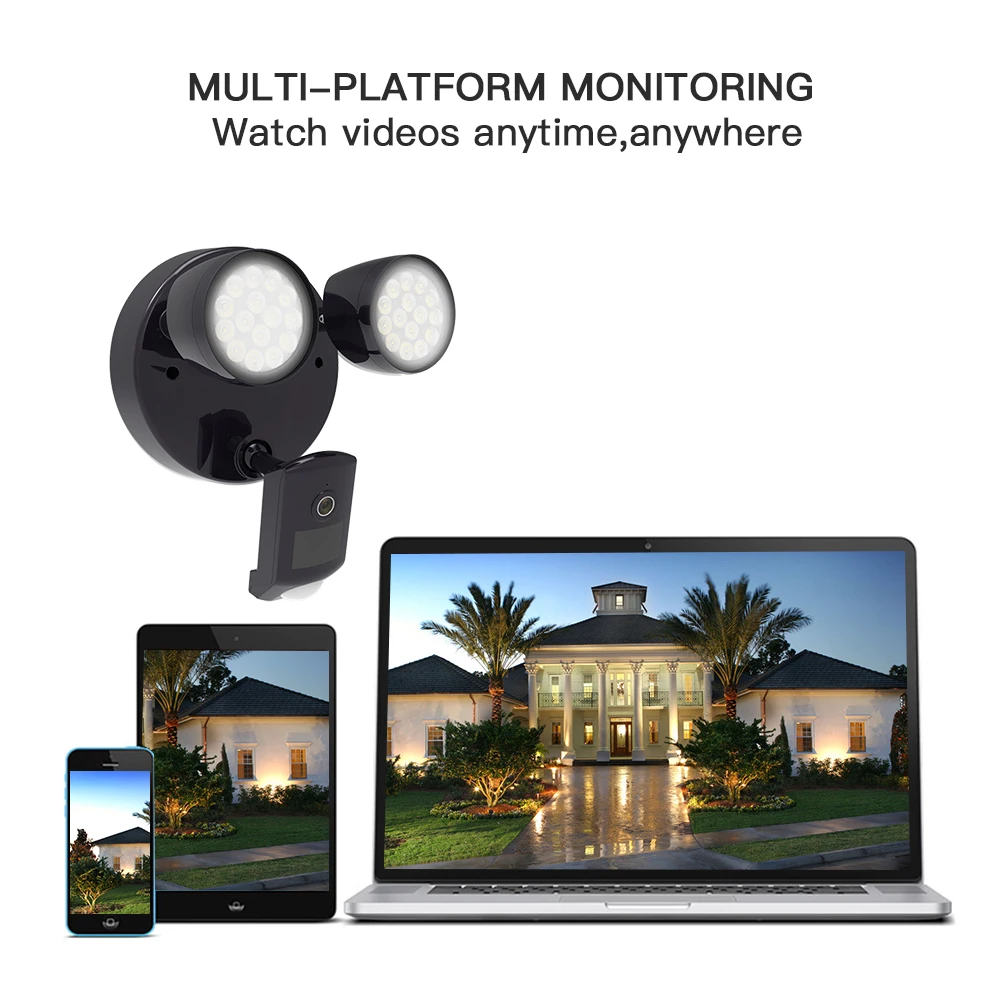 Vstarcam 1080 P открытый 2 светодиодный прожектор IP камера Wifi IP66 водонепроницаемый
