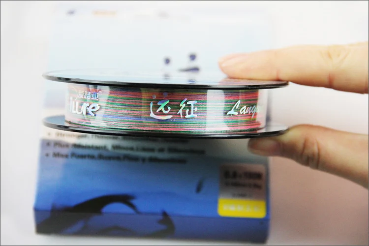 

FREE SHIPPING 8 Braid Thread For Fishing100m Spool 5# 0.37mm Diam 32.3kg Test Rainbow All Fishing Line Multifilament