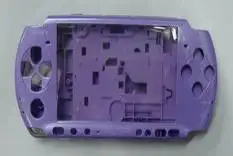 Для psp 3000 psp 3000 Замена игровой консоли полный корпус чехол с кнопками комплект - Цвет: Фиолетовый