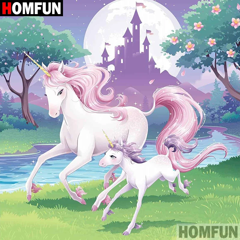 Алмазная 5D картина HOMFUN сделай сам полноразмерная/круглая вышивка крестиком