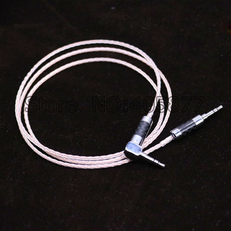 Высококачественный медный и серебряный смешанный оплетка 3 5 мм стерео аудио