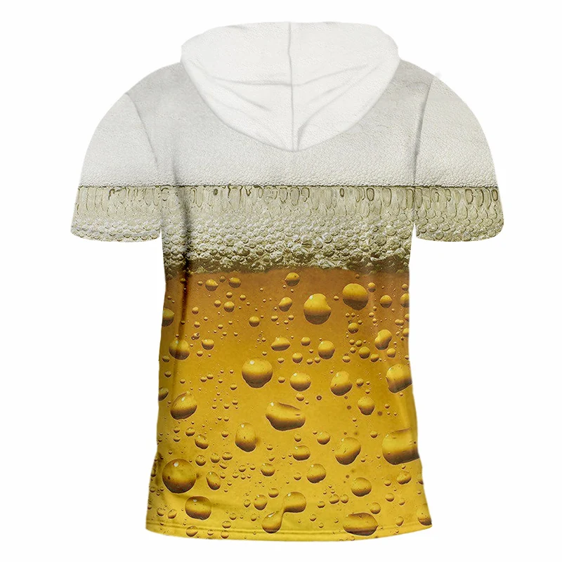 OGKB Новое поступление Мужская/Женская крутая футболка с 3D капюшоном принтом