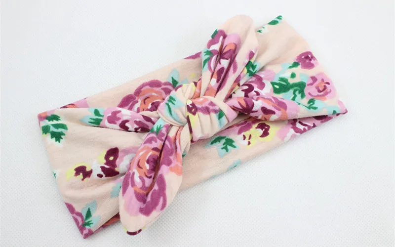 Baby Girls Hair Accessories Bands Cute Turban Bows for Girl Headbands Tie Knot Headband Knitted Cotton 2018 Summer Elastic | Детская