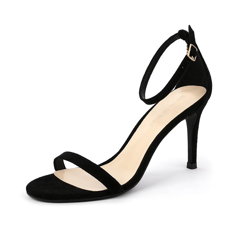 

Women Sandals Open Toe Summer Shoes With 8.5CM High Heels Sandals Female Thin Heel Shoes Woman 2019 Sandalias Mujer