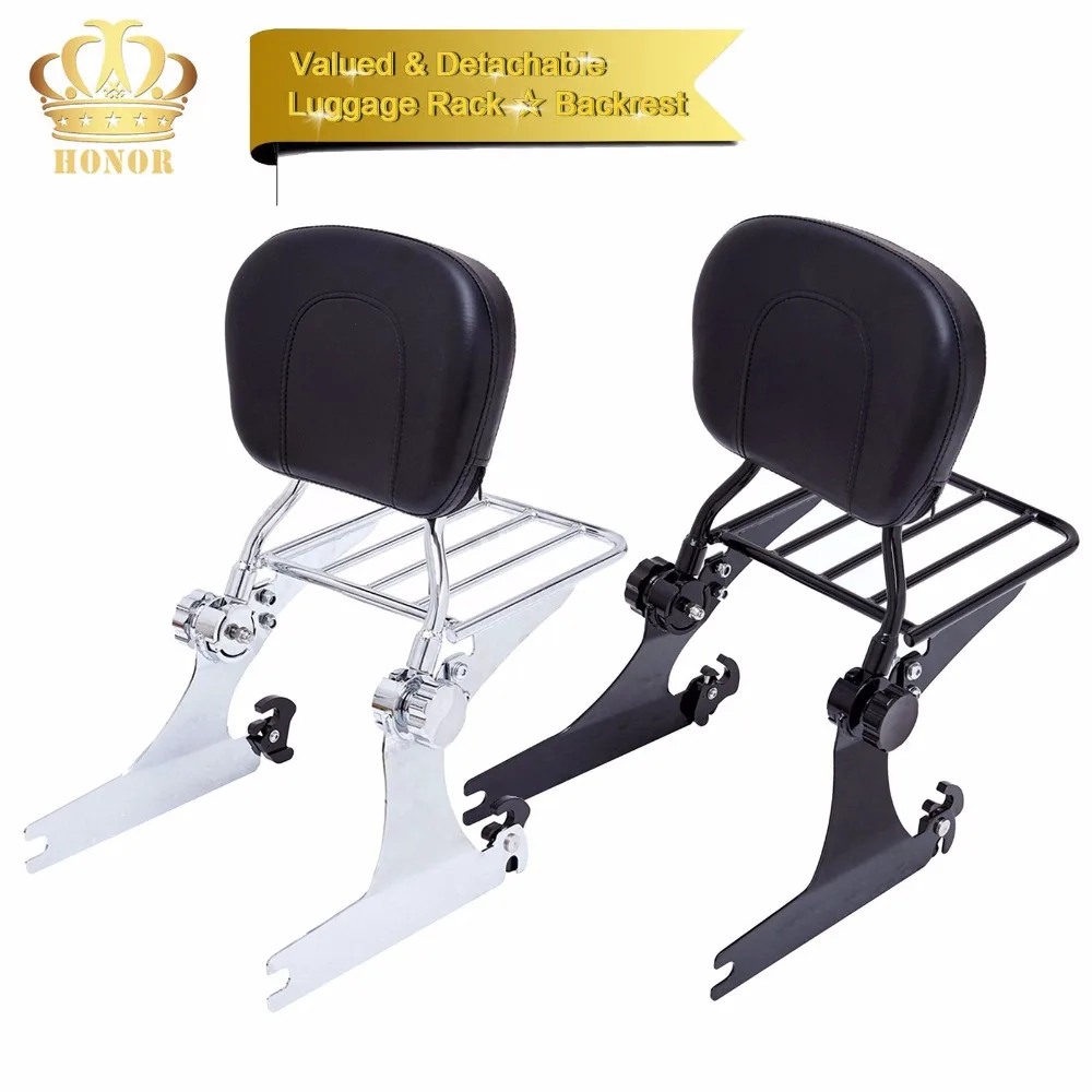 Backrest Sissy Bar Luggage Rack For Harley Dyna Street Bob Super Glide Low Rider | Автомобили и мотоциклы