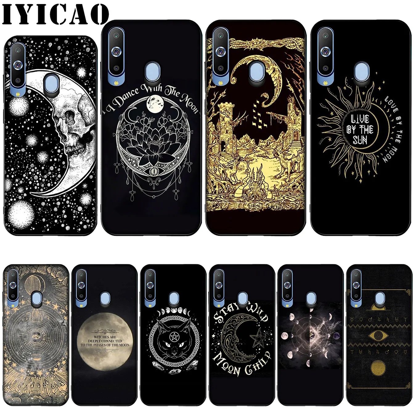 IYICAO Augur Moon Таро божественный силиконовый мягкий чехол для Samsung Galaxy A10 A30 A40 A50 A70 M10 M20