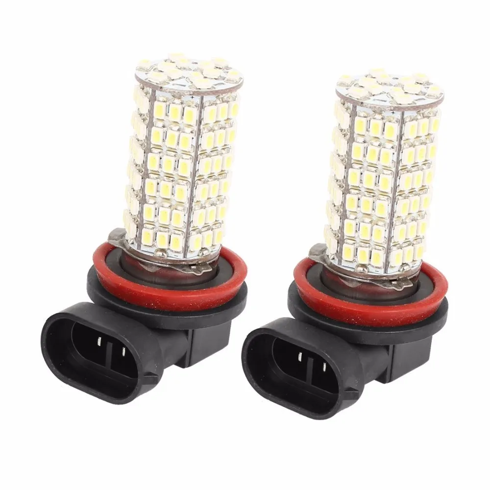 Par Lampada H11 120 Led Farol De Milha 6500 K Super Branca | Автомобили и мотоциклы
