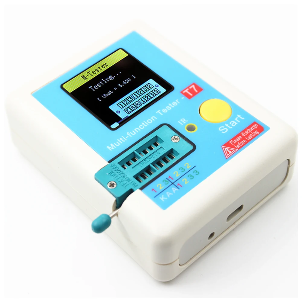 Тестер транзисторов TFT диодный триодный измеритель емкости ESR NPN PNP MOSFET ИК