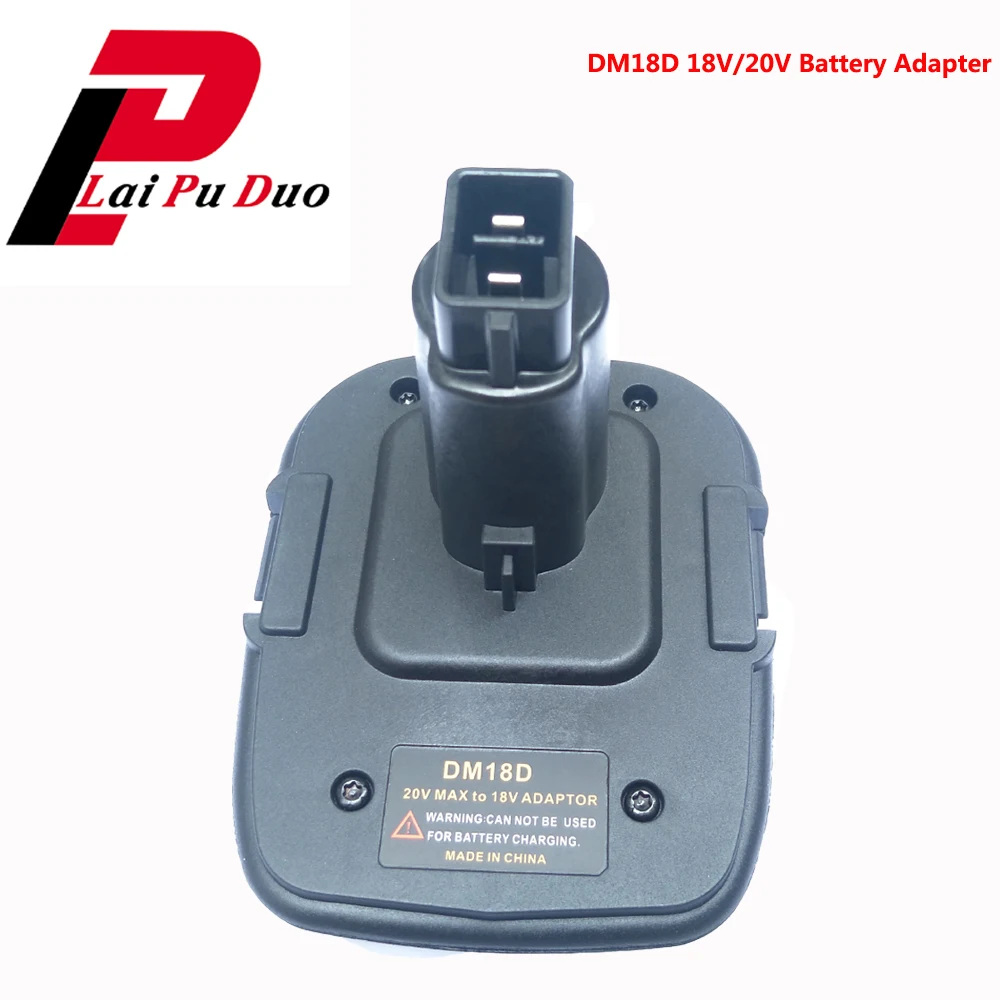 DM18D 18 V постоянного тока до 20 V Батарея конвертер адаптер для батарея DEWALT адаптер DC9096 DE9096 DC9098 18 V DM18D Батарея литий-ионный переходник