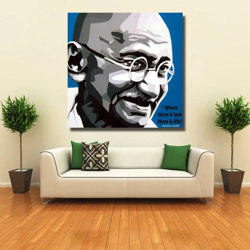 Лидер картины-портреты ручной Рисование поп-арт Акриловая картина маслом