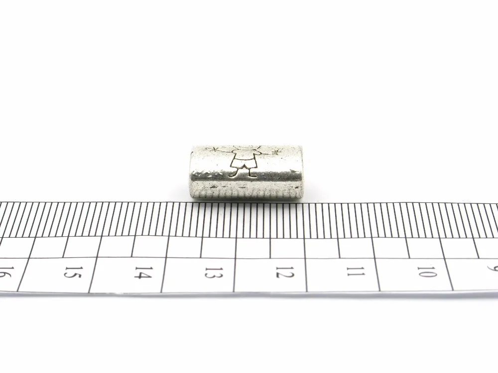 10 шт. для 5 мм круглых кожаных изделий мальчик сын бусины ползунок Сделай браслет