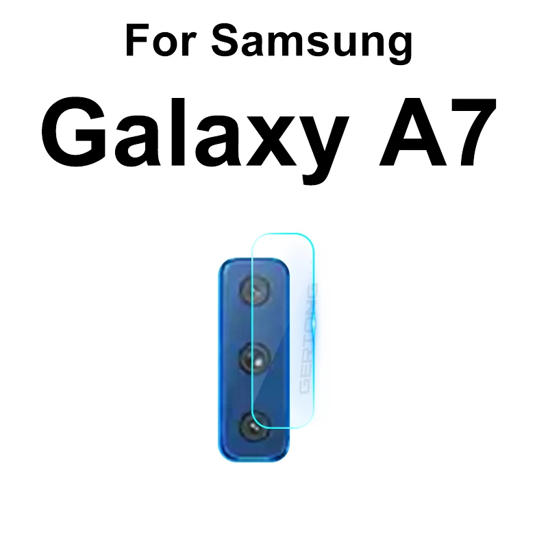 For A7 2018 A750 2 шт. защитная пленка из закаленного стекла для камеры samsung Galaxy A9 A8 A6 Plus A7 A9S A8S A6S A8 A9 Star Lite - Цвет: For A7 2018 A750