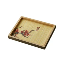 kitchen accessories wood with bamboo tray tea tray dry foam table cup shelf tea set japanese tea ceremony home accessories