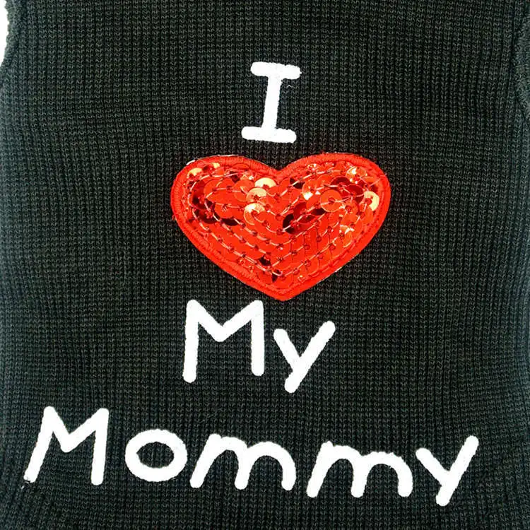 I LOVE MY MOMMY жилет для собак летнее платье футболка щенков пальто чихуахуа одежда