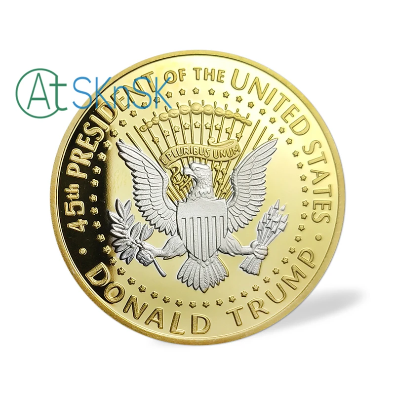 1/3/5/10 шт. монета Дональда Трампа Liberty In God 45 й президент США коллекция