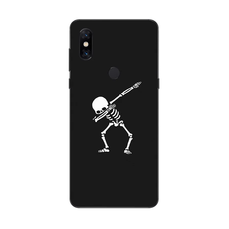Для Xiaomi mi x 3 Чехлы печать Мягкая силиконовая защитная задняя крышка-чехол для