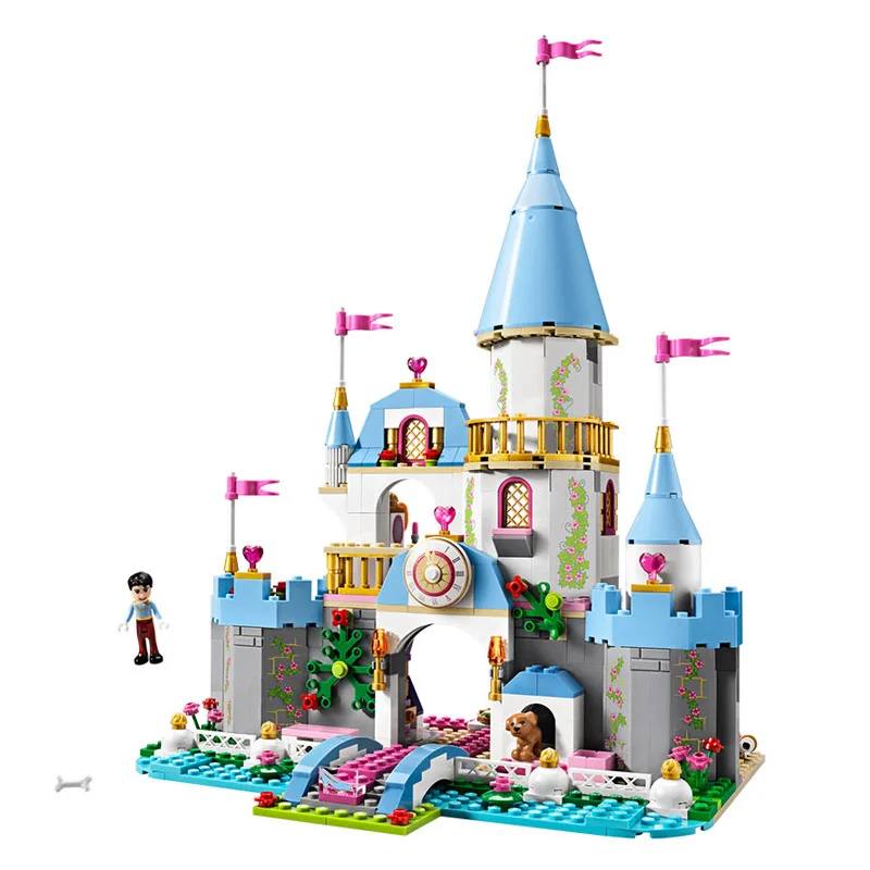 41055 Cinderellas Романтический замок строительные блоки игрушки девочки друзья дети