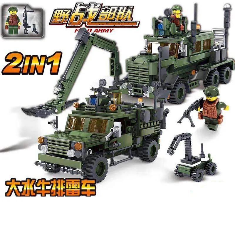 594 шт Детские Собранные военные полевые армейские силы совместимые с Legoingly город
