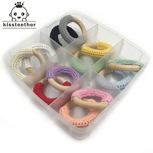 Деревянный Прорезыватель для зубов, 12 шт., 5 см (1,97 дюйма)