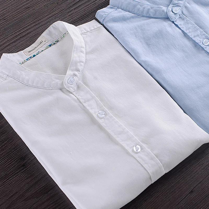 

2017 Summer linen shirt men brand cotton shirts men short sleeve white mens shirt pure slim mens shirts fashion camisa masculina