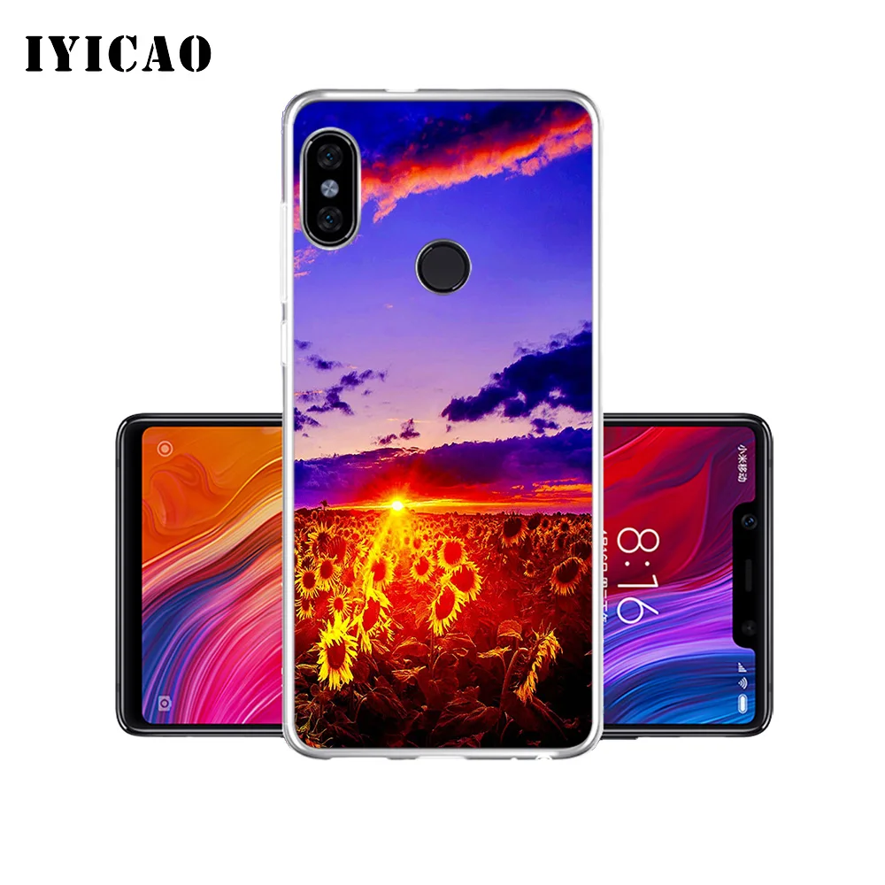 IYICAO летний Мягкий силиконовый чехол для телефона Xiaomi Mi 9 8 SE 6 A1 A2 Lite F1 MIX2S