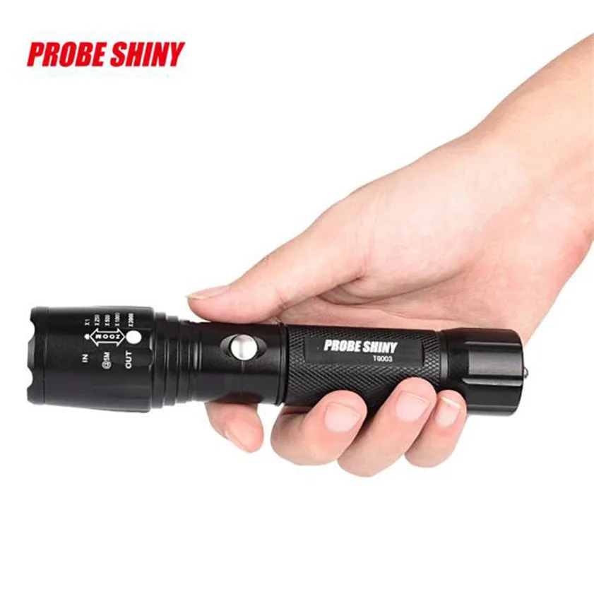 High Quality X800 Zoomable XML T6 LED Tactical Flashlight+18650 Battery+Charger+Case | Лампы и освещение