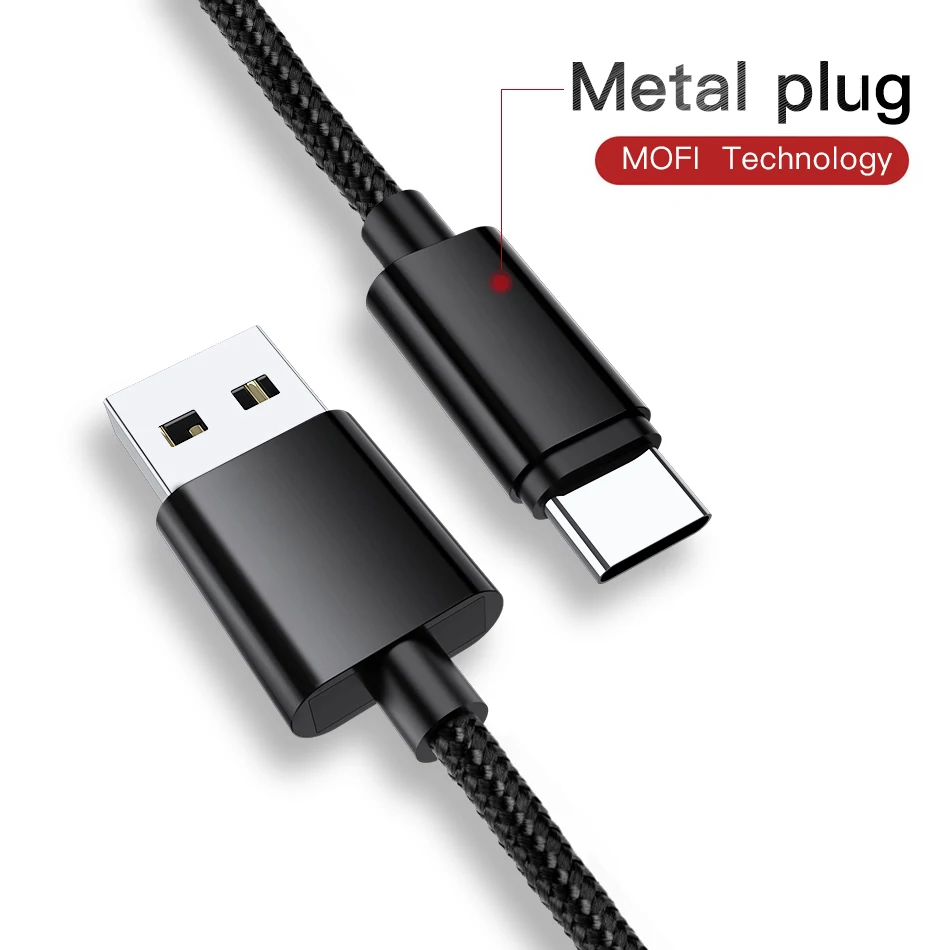MOFI USB Type C кабель безопасности для Xiaomi mi 8 Pro Se Lite кабели быстрой зарядки и передачи