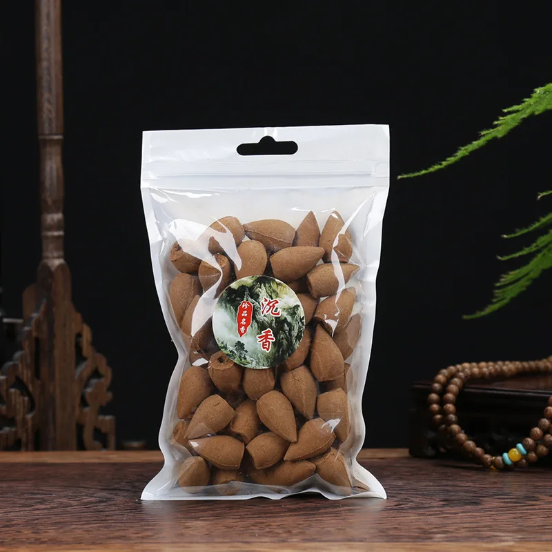 45pcs Agarwood Маленький монах курильница с Буддой ладан держатель обратного потока благовония горелка+ 20 шт. водопад аромат конусы домашний декор плита - Цвет: 45pcs Agarwood