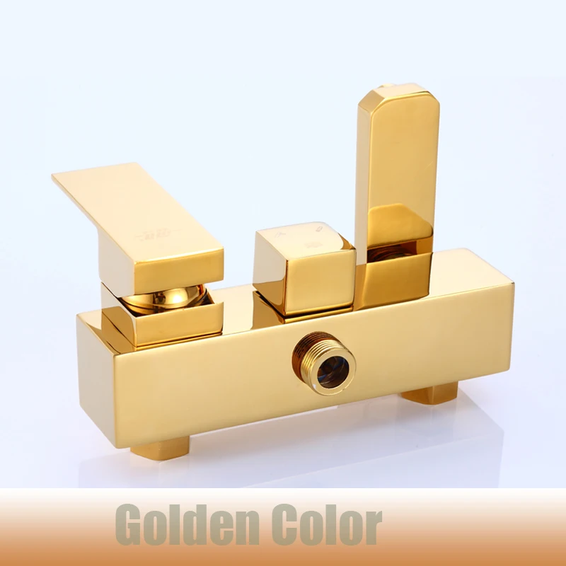 Роскошный латунный золотой душевой кран с одним рычагом 8 &quotСмеситель для дождя