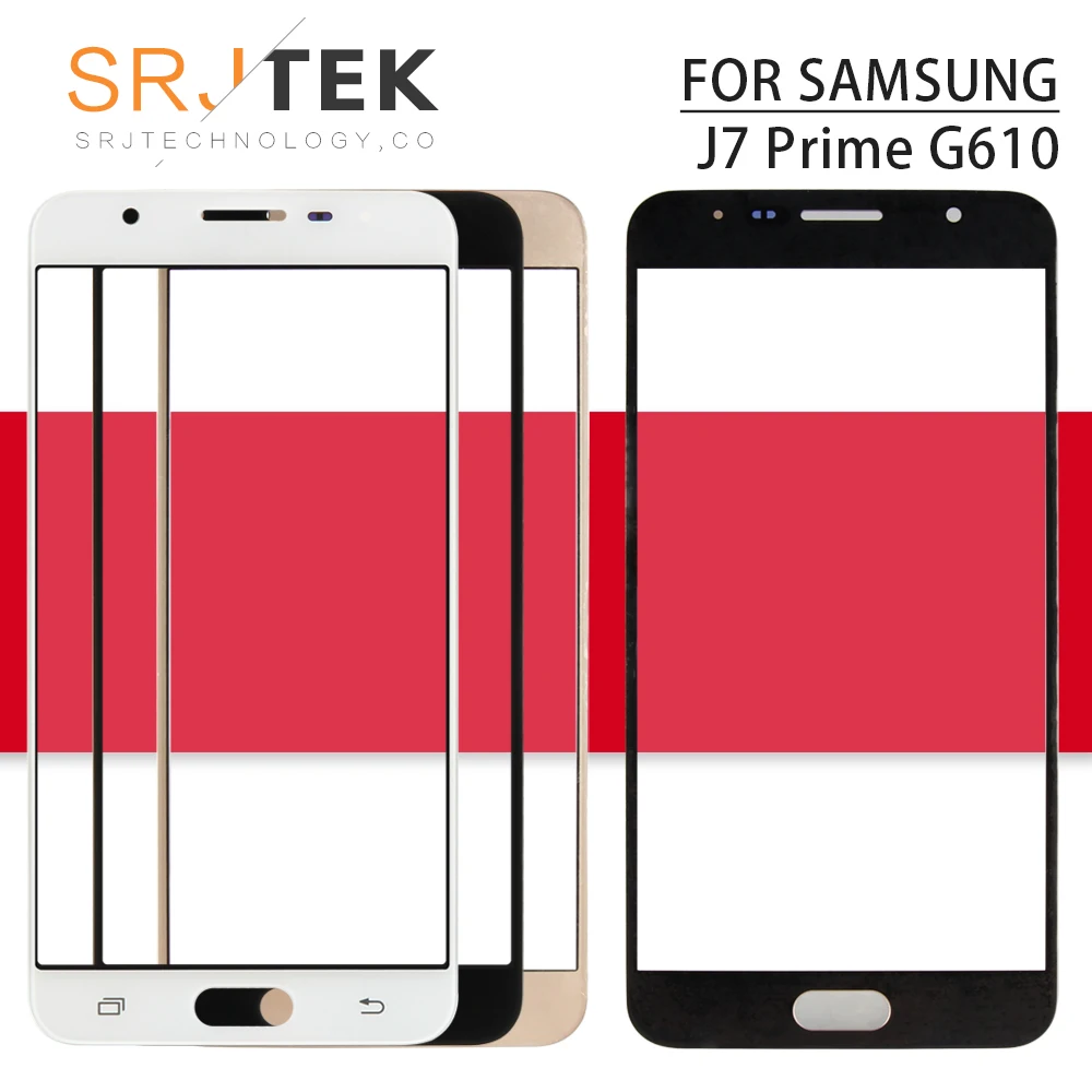 Экран для Samsung Galaxy J7 Prime G610 On7 2016 внешнее стекло верхняя/передняя линза передняя
