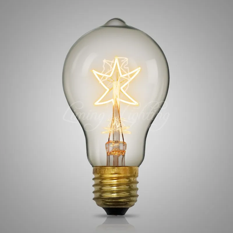 A19 Милая лампочка E27 накаливания Винтаж Edison светильник накаливания остается неизменным, если используется колба бытовой бар Кофе магазин платье для персонала гостиницы магазин Ретро Классический светильник лампочка
