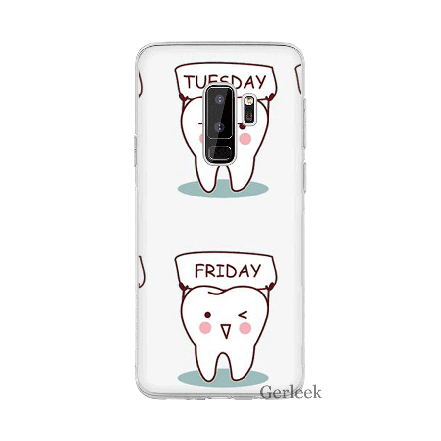 Desxz Dentista футляр для зубных протезов Samsung Galaxy S3 S4 S5 S6 S7 Edge S8 S9 S10 Plus S10e | Мобильные