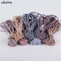 high quality 3mm 5m elastic colorful round elastic ribbon round band for hairline band elastic line diy sewing accessory