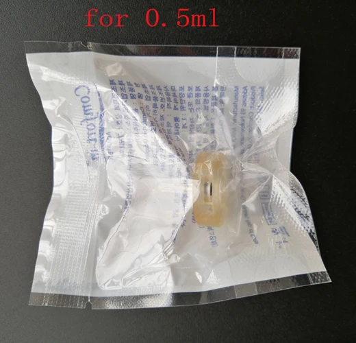 30pcs 0.5ml syringe Стерильная ампульная головка шприца иглы ручка распылитель расходные материалы для гиалуроновой кислоты пистолет губы лицо наполнитель инжектор против старения морщин - Цвет: 30pcs 0.5ml syringe