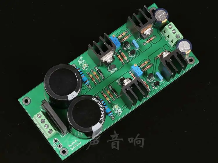 

DIYERZONE Low Noise Precision Class A Shunt Regulator Power Supply Board +/-12 -- +/-45V L11-29-1