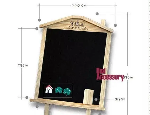 Бесплатная доставка детская деревянная доска дом магнитный планшет обучающие