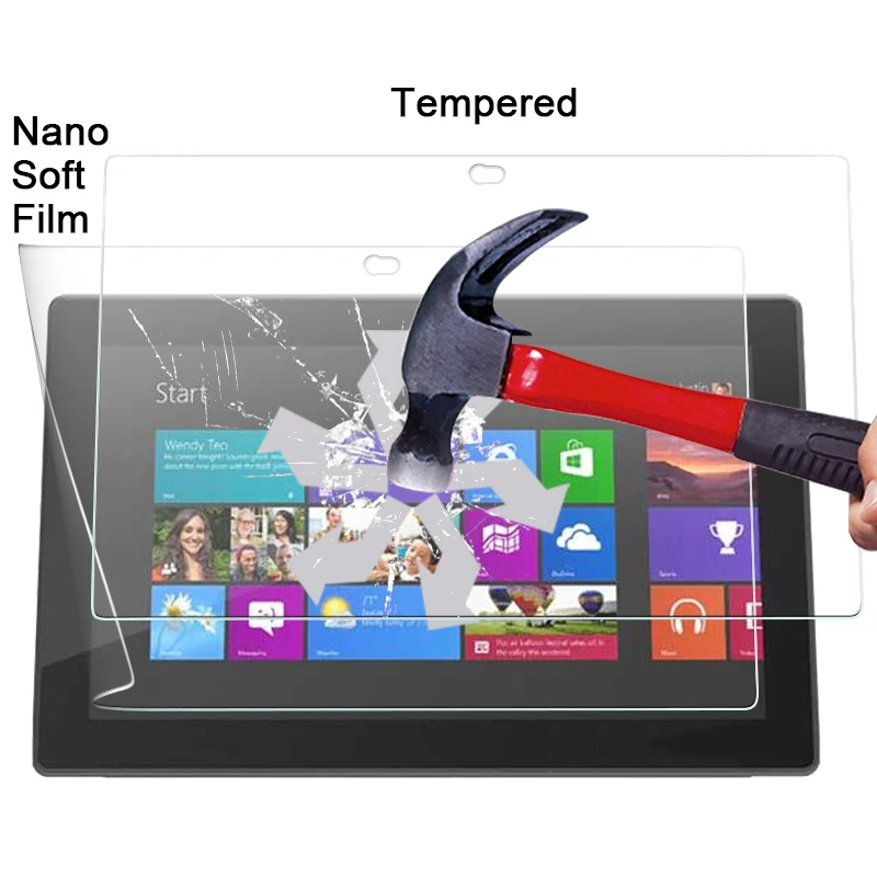 Противоударная мягкая нано-пленка для Microsoft Surface RT 10 6 ''TAB лучшее качество